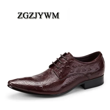 ZGZJYWM New Fashion Genuine Leather Flat Black/Blue/Red Lace-Up Oxford British Style Bullock Business Men Office Dress Shoes
ZGZJYWM New Fashion Genuine Leather Flat Black/Blue/Red Lace-Up Oxford British Style Bullock Business Men Office Dress Shoes