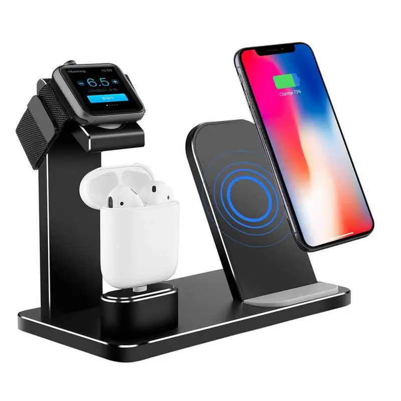 3in1 Wireless Charger Fast Charging Bracket for iphone X/8/8P for Apple Watch 3 2 1 for Airpods Headset Samsung Charging Station
3in1 Wireless Charger Fast Charging Bracket for iphone X/8/8P for Apple Watch 3 2 1 for Airpods Headset Samsung Charging Station