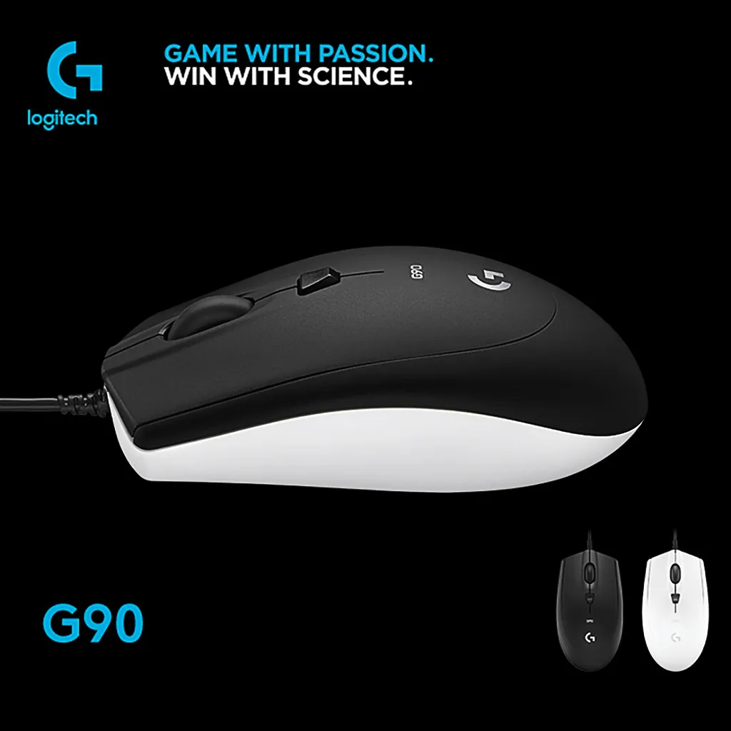 Logitech G90 Updated 2500 dpi 4 Keys Gaming Mouse Wired Optical Gamer Mice Computer Mouse Games Usb for Laptop pc Desktop
Logitech G90 Updated 2500 dpi 4 Keys Gaming Mouse Wired Optical Gamer Mice Computer Mouse Games Usb for Laptop pc Desktop