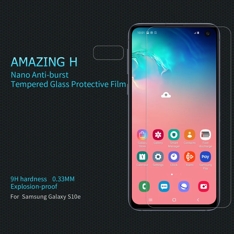 NILLKIN Amazing H Series Nanometer Anti-Explosion Tempered Glass Screen Protector For Samsung Galaxy S10e Front Film For S10e
NILLKIN Amazing H Series Nanometer Anti-Explosion Tempered Glass Screen Protector For Samsung Galaxy S10e Front Film For S10e