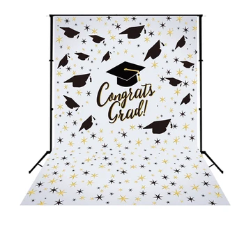 Congrats Grad Photography Backgrounds Graduation Cap Little Stars Photo Backdrop Prom Party Banner Decor Photo Booth W-411
Congrats Grad Photography Backgrounds Graduation Cap Little Stars Photo Backdrop Prom Party Banner Decor Photo Booth W-411