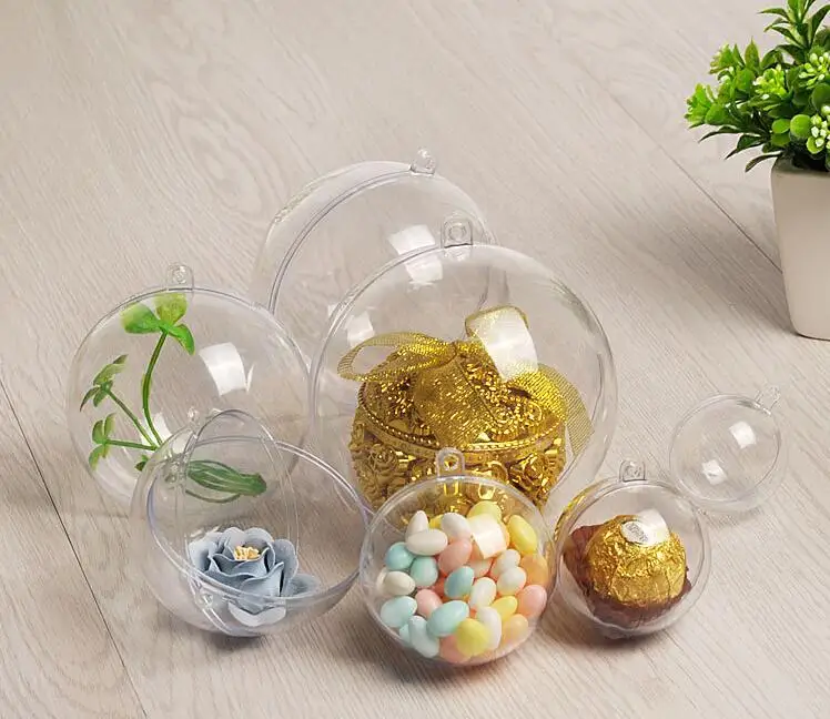 10pcs 7/8/9/10cm Transparent Plastic Round Ball Pendant Ornaments For Christmas Xmas Tree Bauble Decor Wedding Favours
10pcs 7/8/9/10cm Transparent Plastic Round Ball Pendant Ornaments For Christmas Xmas Tree Bauble Decor Wedding Favours