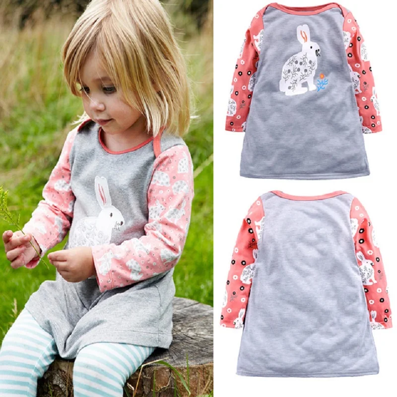 Princess Dress Long Sleeve 2018 Brand Spring Autumn Baby Girls with Rabbit Print Dress Kids Dresses for Girls Clothes
Princess Dress Long Sleeve 2018 Brand Spring Autumn Baby Girls with Rabbit Print Dress Kids Dresses for Girls Clothes