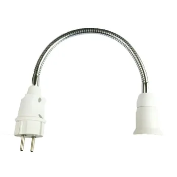 Lamp changer lamp holder European regulation to E27 screw PP-E27 Switch Lamp Holder Converter With Screw
Lamp changer lamp holder European regulation to E27 screw PP-E27 Switch Lamp Holder Converter With Screw