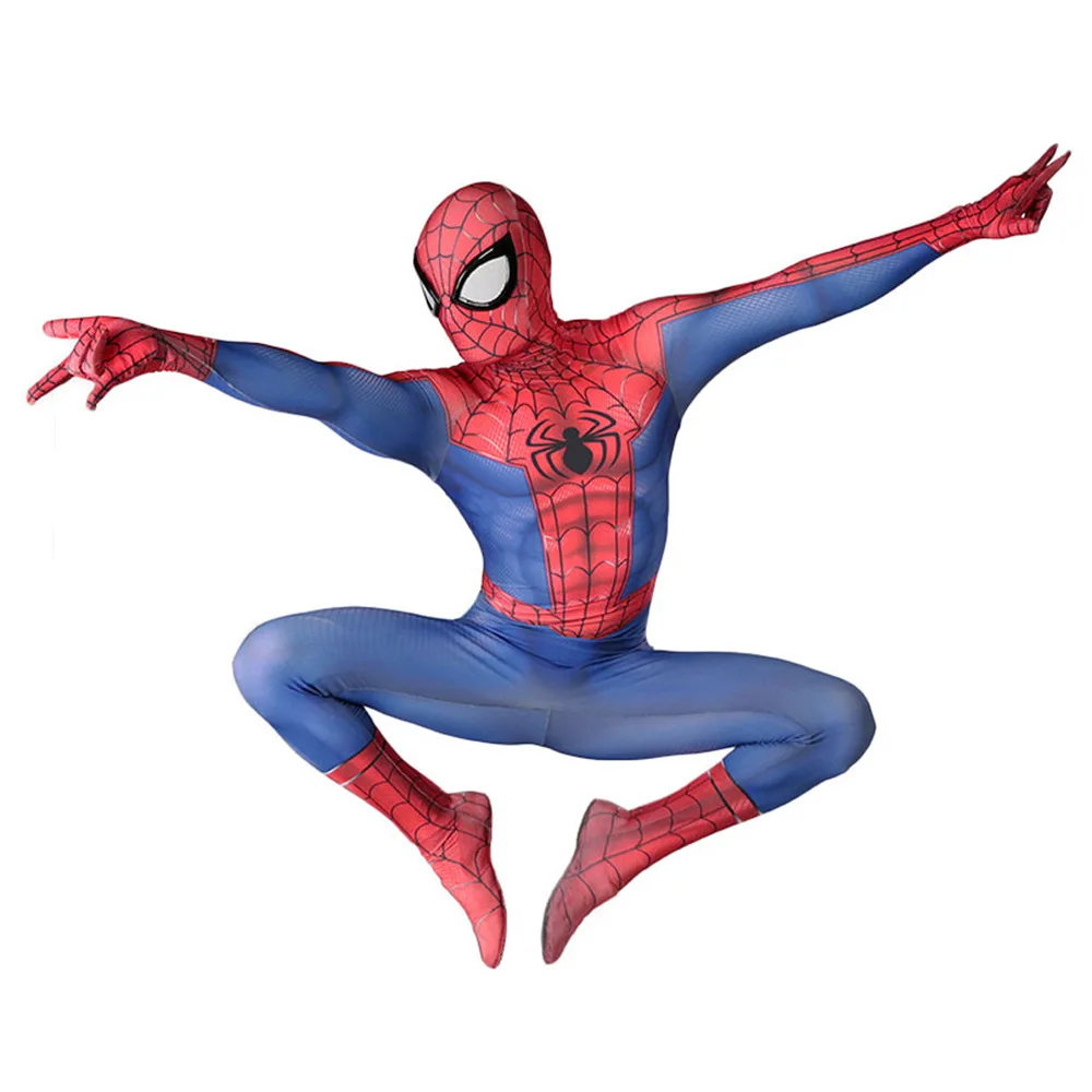 Movie Spider-Man Homecoming Costume Adult Spiderman Cosplay Costume Halloween Cool Superhero Spandex Zentai Suit
Movie Spider-Man Homecoming Costume Adult Spiderman Cosplay Costume Halloween Cool Superhero Spandex Zentai Suit