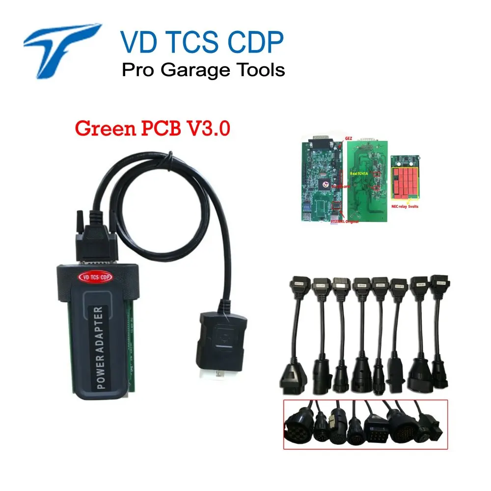 Better VD tcs cdp pro plus Green pcb v3.0 with Bluetooth 15R3/16R0 CAR TRUCK obd2 diagnostic tools +full set 8 pcs truck cables
Better VD tcs cdp pro plus Green pcb v3.0 with Bluetooth 15R3/16R0 CAR TRUCK obd2 diagnostic tools +full set 8 pcs truck cables