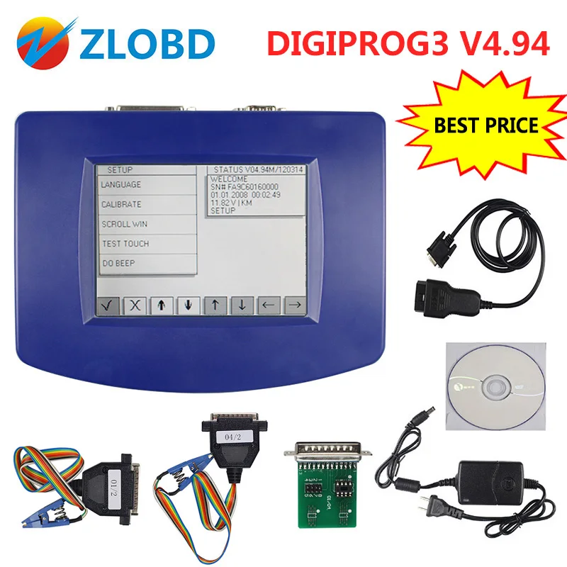 ZOLIZDA digiprog3 best quality newest digiprog 3 v4.94 Odometer tool digiprog iii mileage correction with OBD interface
ZOLIZDA digiprog3 best quality newest digiprog 3 v4.94 Odometer tool digiprog iii mileage correction with OBD interface
