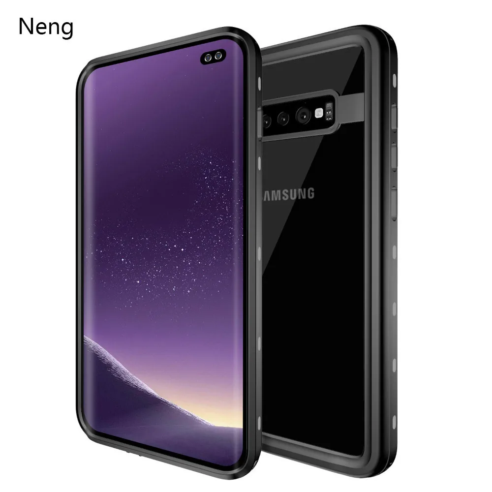 Чехол Neng для Samsung Galaxy S10 S10Plus роскошный водонепроницаемый ударопрочный