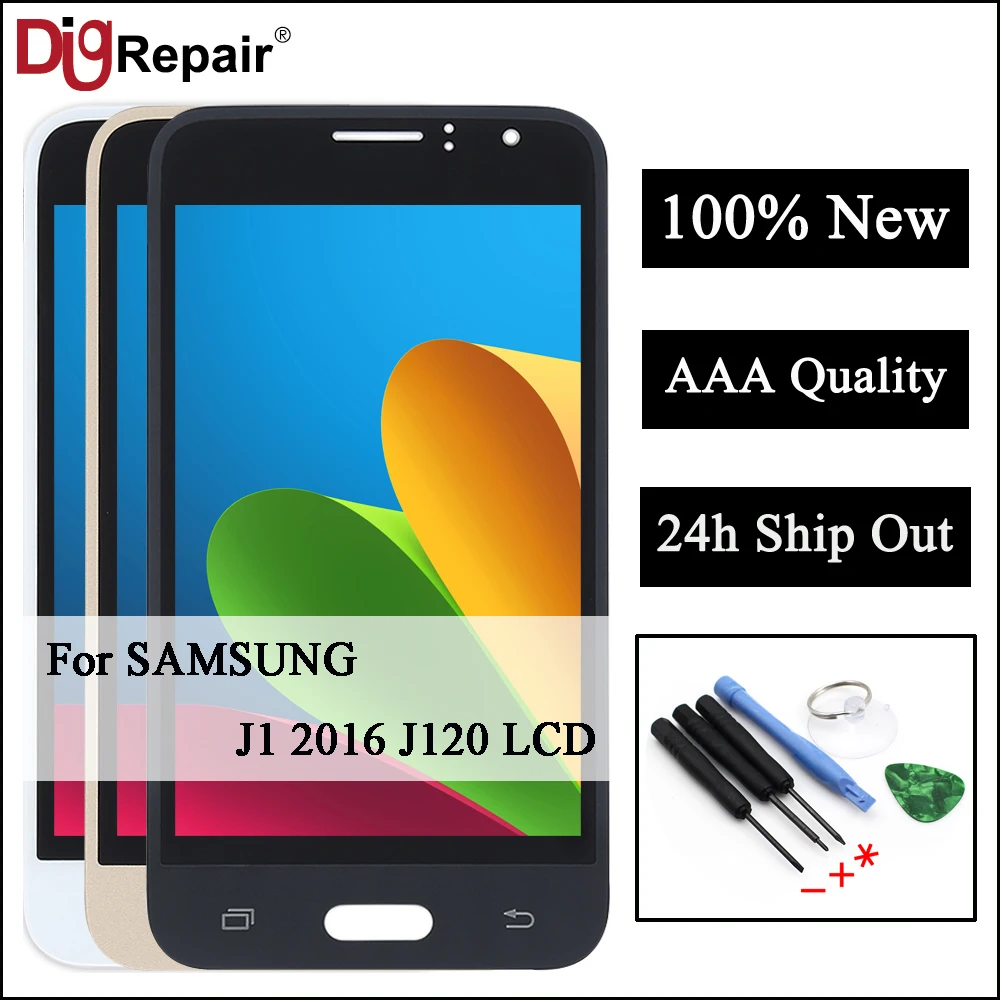 For Samsung Galaxy J1 2016 Display J120 J120F J120M J120H LCD Digitizer Touch Screen Assembly J120f lcd For Samsung J1 2016 LCD
For Samsung Galaxy J1 2016 Display J120 J120F J120M J120H LCD Digitizer Touch Screen Assembly J120f lcd For Samsung J1 2016 LCD
