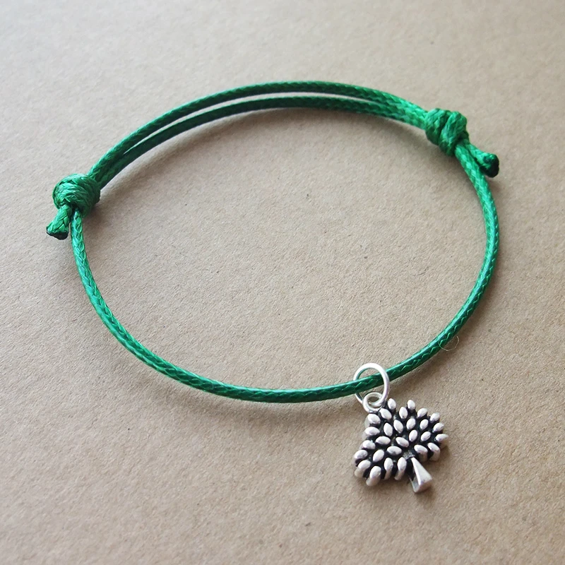 S925 Sterling Silver Tree Kabbalah bracelet Wax Rope Lucky Bangle Handmade Fashion Jewelry
S925 Sterling Silver Tree Kabbalah bracelet Wax Rope Lucky Bangle Handmade Fashion Jewelry