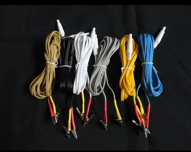 10pcs/lot 6 channels Alligator Clip Cable Acupuncture Needles clip for hwato SDZ-II Electronic Acupuncture Treatment Instrument 
10pcs/lot 6 channels Alligator Clip Cable Acupuncture Needles clip for hwato SDZ-II Electronic Acupuncture Treatment Instrument