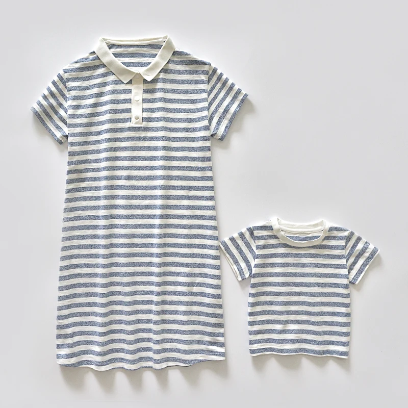 Mama Baby Summer Clothes Family Matching T Shirts Father and Son Matching Clothes Mommy and Me Papa Baby Girls Striped Tshirts
Mama Baby Summer Clothes Family Matching T Shirts Father and Son Matching Clothes Mommy and Me Papa Baby Girls Striped Tshirts