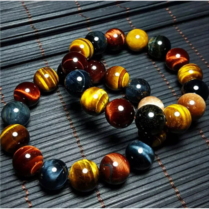 Natural Color Tiger Eye Bracelets Crystal Beads Jewelry Tiger Stone Women Men Hand Bracelets Three Colors Gifts for Men
Natural Color Tiger Eye Bracelets Crystal Beads Jewelry Tiger Stone Women Men Hand Bracelets Three Colors Gifts for Men