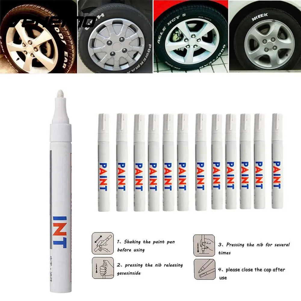Car Marker Pen Styling Waterproof Car Scratch Clear Tyre Tires Tread CD Permanent Paint Markers Graffiti Oily Auto Painting Tool
Car Marker Pen Styling Waterproof Car Scratch Clear Tyre Tires Tread CD Permanent Paint Markers Graffiti Oily Auto Painting Tool