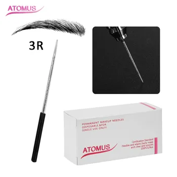 100Pcs/Set Semi Permanent Tattoo Needle Makeup Embroidery Eyebrow Tattoo Stainless Steel Accessory For Manual Pen
100Pcs/Set Semi Permanent Tattoo Needle Makeup Embroidery Eyebrow Tattoo Stainless Steel Accessory For Manual Pen