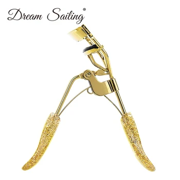False Eyelashes Curler Clip With Golden Glitter Handle For Woman Stainless Steel Makeup Cosmetic Tools Beauty Salon Accessory
False Eyelashes Curler Clip With Golden Glitter Handle For Woman Stainless Steel Makeup Cosmetic Tools Beauty Salon Accessory