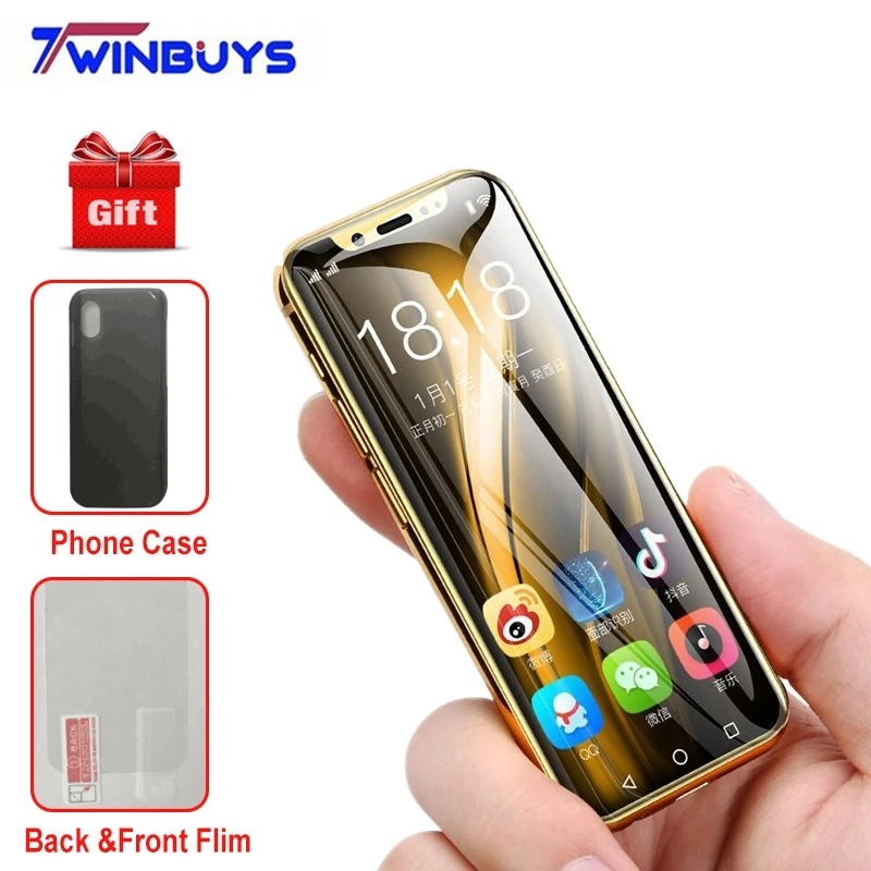Super Mini Mobile phone K-TOUCH I9 Android 8.1 3GB 32GB MTK6739 Metal Frame Telefone Face ID WiFi 2GB 16GB student 4G Smartphone
Super Mini Mobile phone K-TOUCH I9 Android 8.1 3GB 32GB MTK6739 Metal Frame Telefone Face ID WiFi 2GB 16GB student 4G Smartphone