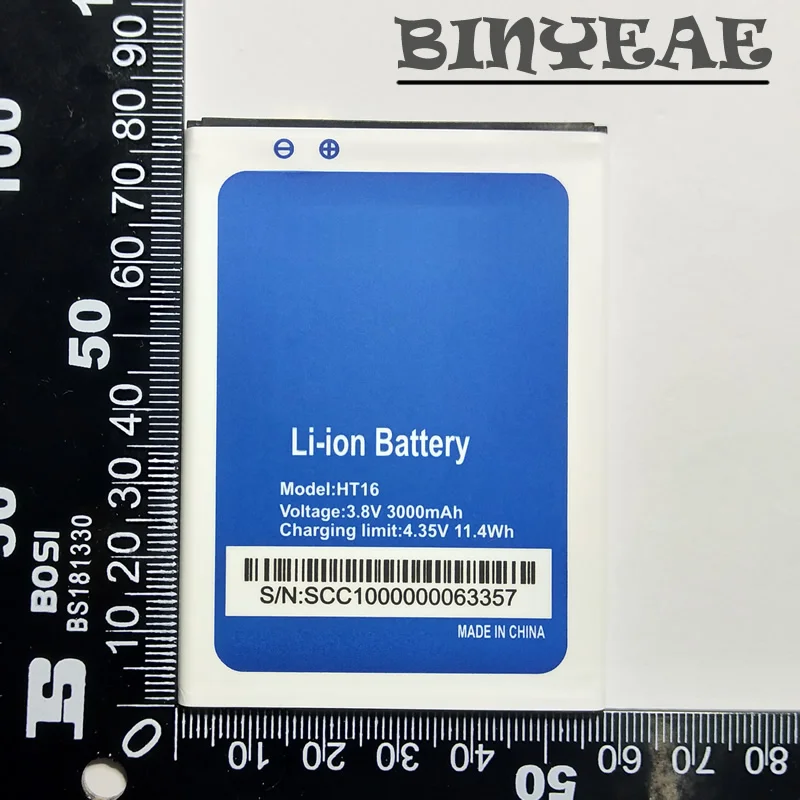BINYEAE High Quality 3000mAh Replacement battery For HOMTOM HT16 Pro Smart Phone Batteries
BINYEAE High Quality 3000mAh Replacement battery For HOMTOM HT16 Pro Smart Phone Batteries