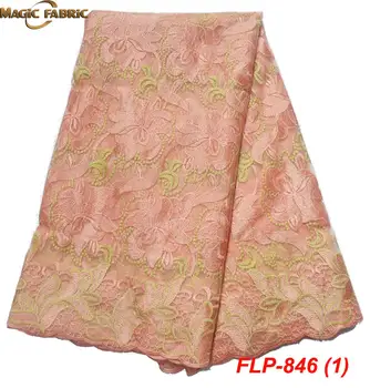 African Lace Fabric French Laces Fabric With Nice Flower Embroidered Nigerian Lace Fabrics For Wedding Dresses FLP-846
African Lace Fabric French Laces Fabric With Nice Flower Embroidered Nigerian Lace Fabrics For Wedding Dresses FLP-846