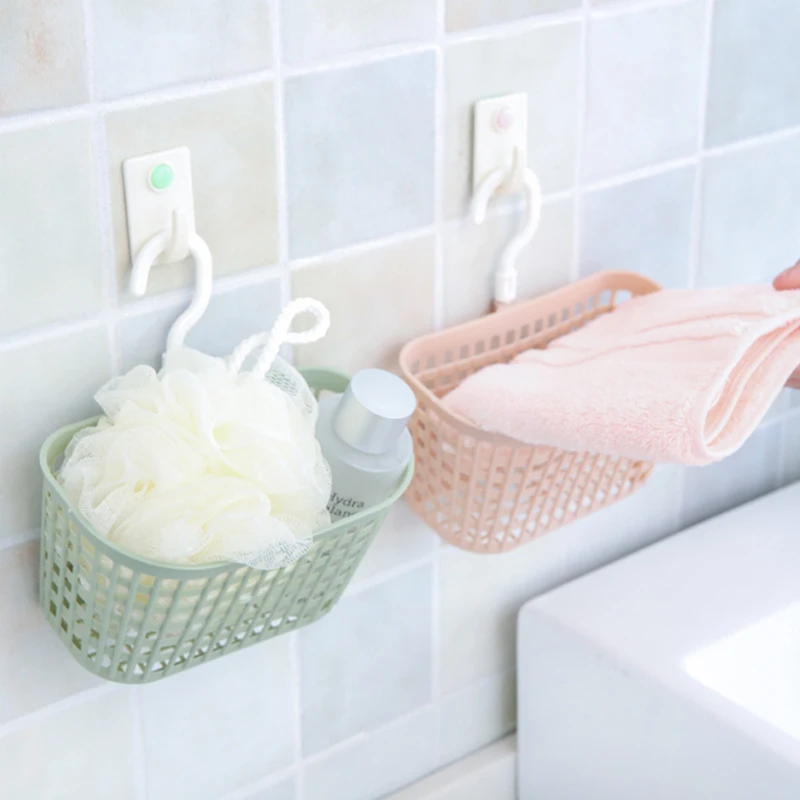 Creative wall-mounted plastic storage box multi-layer stackable kitchen bathroom storage finishing basket with hook hanging bask
Creative wall-mounted plastic storage box multi-layer stackable kitchen bathroom storage finishing basket with hook hanging bask