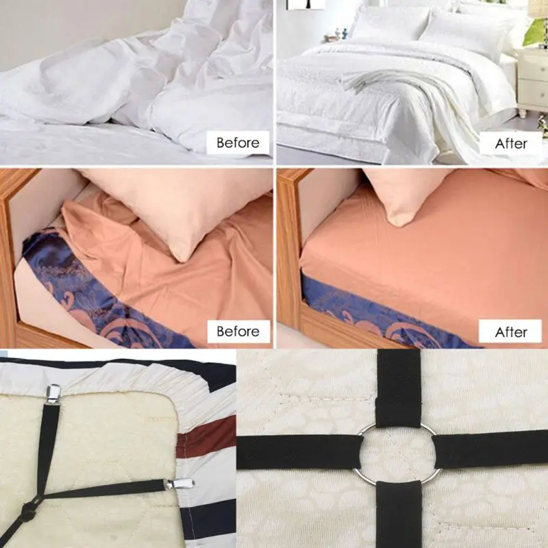 2 pcs Bed Sheet Straps Bed Sheet Suspenders Gripper Bed Sheet Holder Bed Sheet Fastener Clips One Set Long Crisscross Adjustable
2 pcs Bed Sheet Straps Bed Sheet Suspenders Gripper Bed Sheet Holder Bed Sheet Fastener Clips One Set Long Crisscross Adjustable