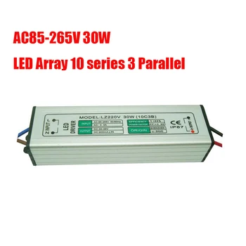 Waterproof LED Driver AC85-265V 30W LED Array 10 series 3 Parallel Power Supply for LED Street Light Flood Light High bay Light
Waterproof LED Driver AC85-265V 30W LED Array 10 series 3 Parallel Power Supply for LED Street Light Flood Light High bay Light