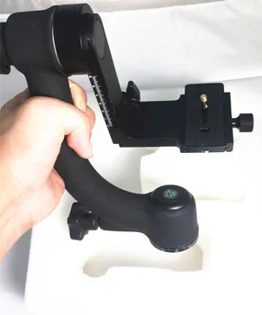 360 Degree Panoramic Gimbal Tripod Head with Arca-Swiss Standard 1/4'' Quick Release Plate Bubble Level for Digital SLR Camera
360 Degree Panoramic Gimbal Tripod Head with Arca-Swiss Standard 1/4'' Quick Release Plate Bubble Level for Digital SLR Camera