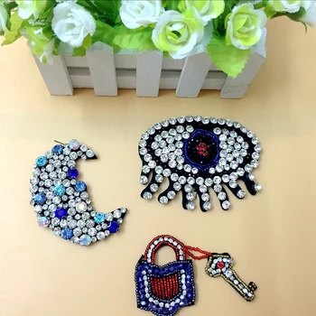 moon eye lock beaded patches applique patches for clothing fabric patch sewing on parches bordados embroidered patches
moon eye lock beaded patches applique patches for clothing fabric patch sewing on parches bordados embroidered patches