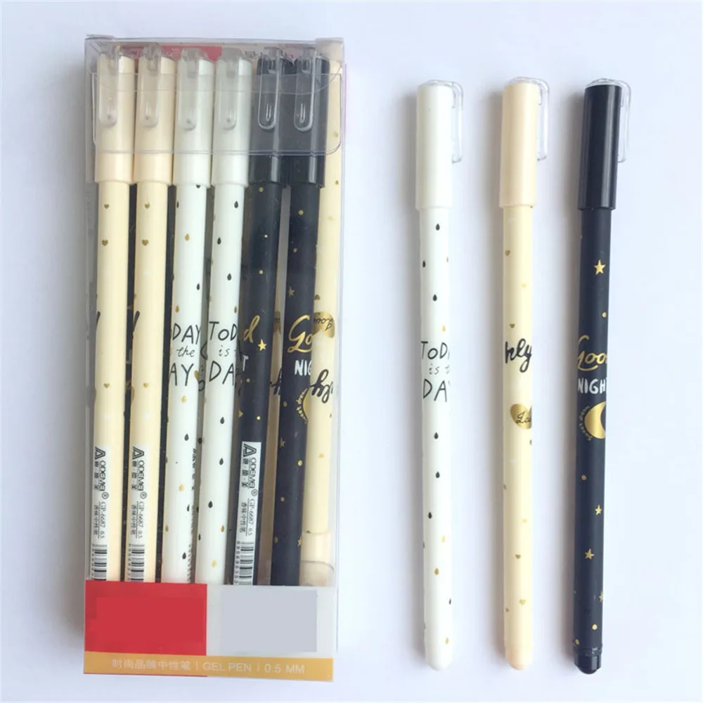 3pcs Cute Stars Moon Sky Pens Cartoon Gel Pens 0.5mm Black Ink Office Supplies Kawaii Stationery Kid Gift Business Signature Pen
3pcs Cute Stars Moon Sky Pens Cartoon Gel Pens 0.5mm Black Ink Office Supplies Kawaii Stationery Kid Gift Business Signature Pen