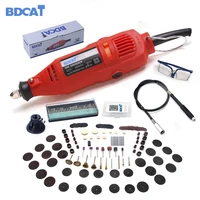 BDCAT 180w Engraving Electric Dremel Rotary Tool Variable Speed Mini Drill Grinding Machine with 180pcs Power Tools accessories image