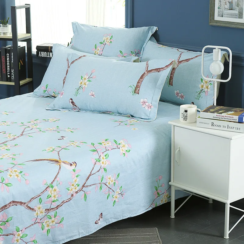 100% Cotton Modern Fashion Bed Flowers Flowers And Trees Printing Pattern 3pcs Bed Sheets Pillowcase Large Size 230x250cm
100% Cotton Modern Fashion Bed Flowers Flowers And Trees Printing Pattern 3pcs Bed Sheets Pillowcase Large Size 230x250cm