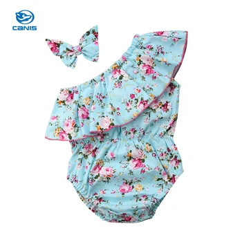 Newborn Toddler Baby Kids Girls Ruffles Floral Off Shoulder Romper Headband Jumpsuit Outfits Sunsuit Baby Girls Summer Clothes
Newborn Toddler Baby Kids Girls Ruffles Floral Off Shoulder Romper Headband Jumpsuit Outfits Sunsuit Baby Girls Summer Clothes