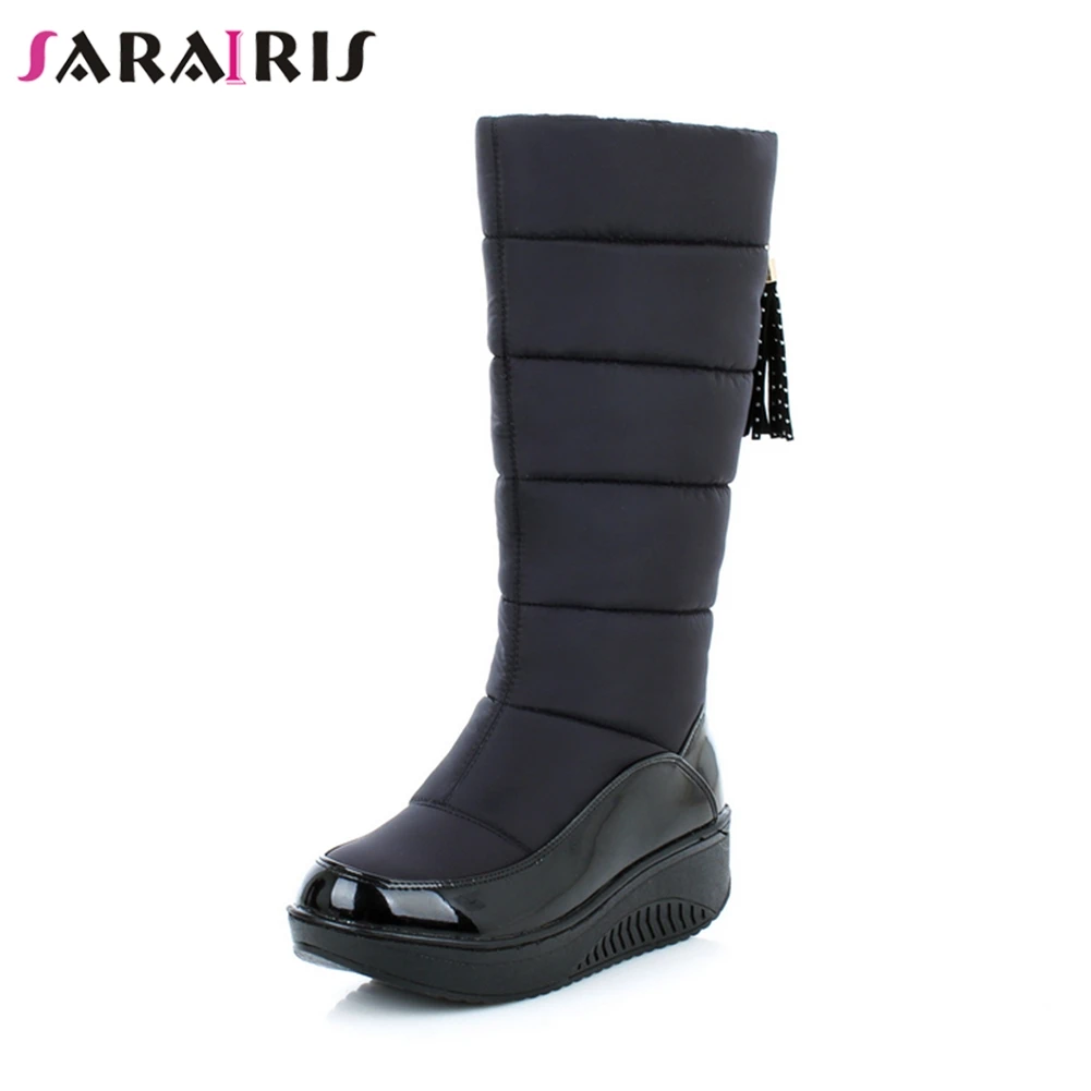 SARAIRIS Plus Size 35-44 Winter Super Warm mid-calf Snow Boots Women 2019 Waterproof Platform Boots Wedges Shoes Woman
SARAIRIS Plus Size 35-44 Winter Super Warm mid-calf Snow Boots Women 2019 Waterproof Platform Boots Wedges Shoes Woman