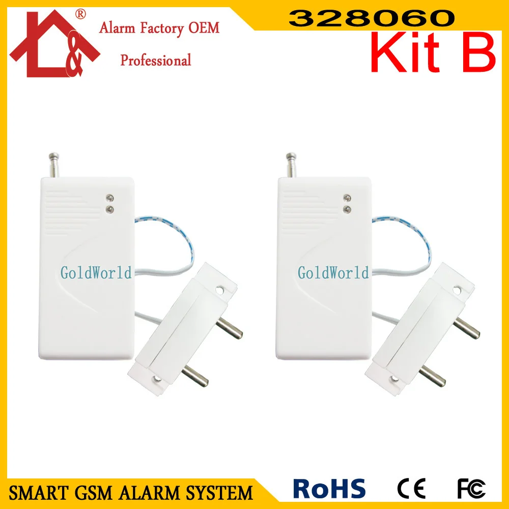 433MHz Wireless Water Leakage Sensor Water Sensor Alarm Accessory for Alarm System 2pcs
433MHz Wireless Water Leakage Sensor Water Sensor Alarm Accessory for Alarm System 2pcs