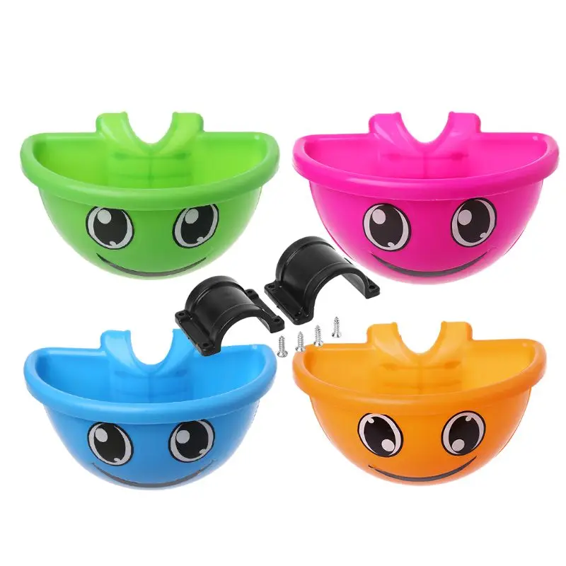 Bicycle Basket Cartoon Smile Face Kids Children Bike Tricycle Scooter Front Baskets Carrier Saddle Bag Stem Handlebar Plastic
Bicycle Basket Cartoon Smile Face Kids Children Bike Tricycle Scooter Front Baskets Carrier Saddle Bag Stem Handlebar Plastic