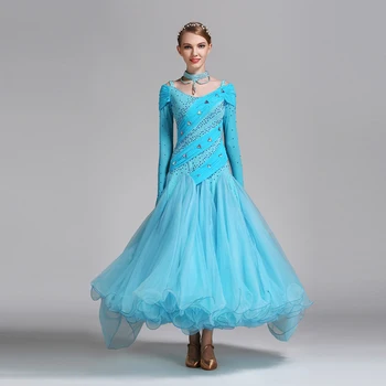 S9015 Modern Dance Costume Women Lady Adult Dancewear Waltzing Tango Beaded Ballroom Costume Evening Party Dress
S9015 Modern Dance Costume Women Lady Adult Dancewear Waltzing Tango Beaded Ballroom Costume Evening Party Dress