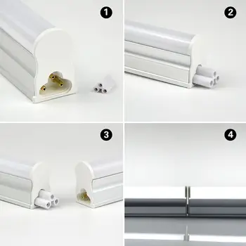 AC 175-265V T5 LED Tube Light Cabinet Lamp 2835 SMD Fluorescent Tubes for Home Kitchen Closet
AC 175-265V T5 LED Tube Light Cabinet Lamp 2835 SMD Fluorescent Tubes for Home Kitchen Closet