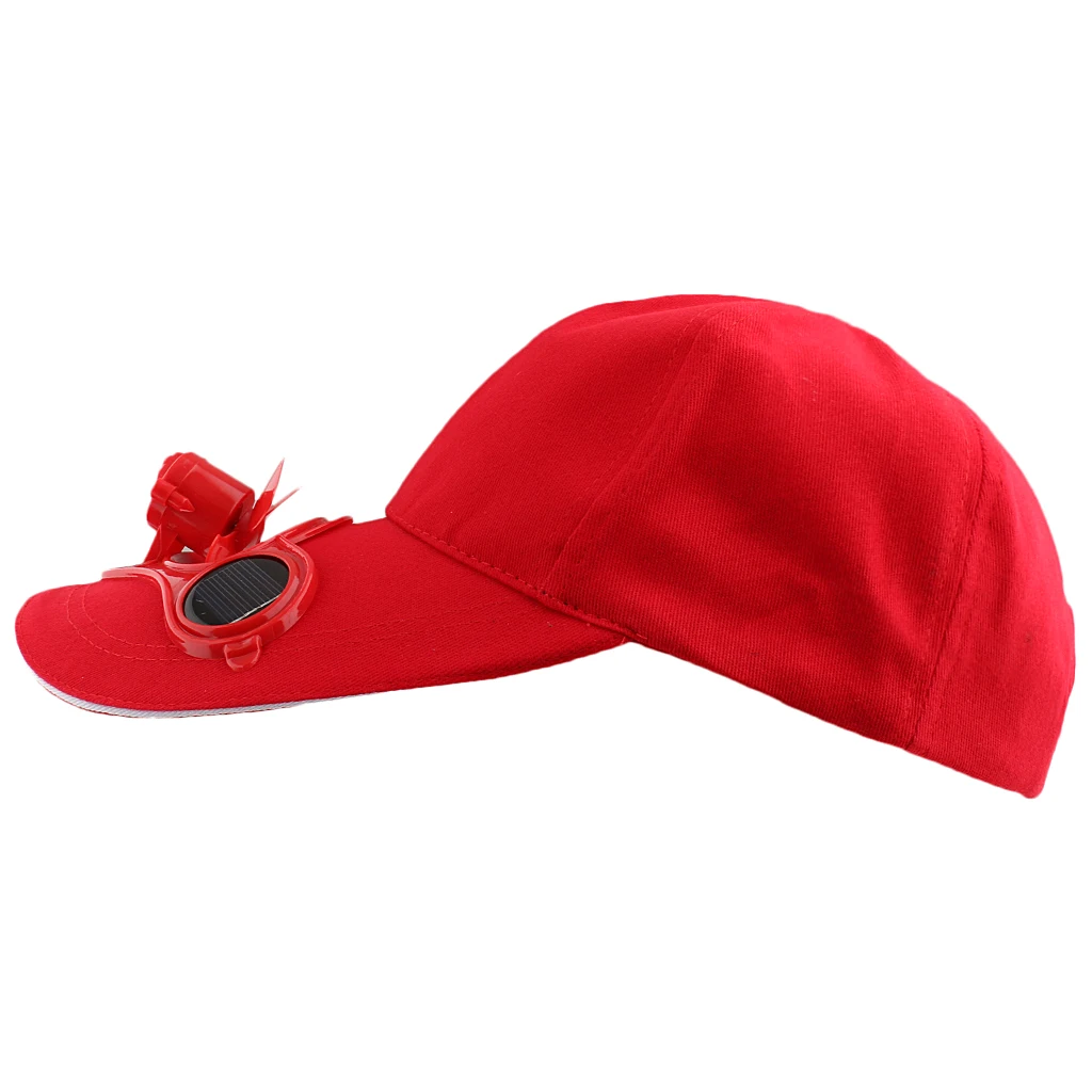 Solar Power Cooling Fan Hat Cap Cycling Equipment for Outdoor Sports Fishing Baseball Golf Red
Solar Power Cooling Fan Hat Cap Cycling Equipment for Outdoor Sports Fishing Baseball Golf Red