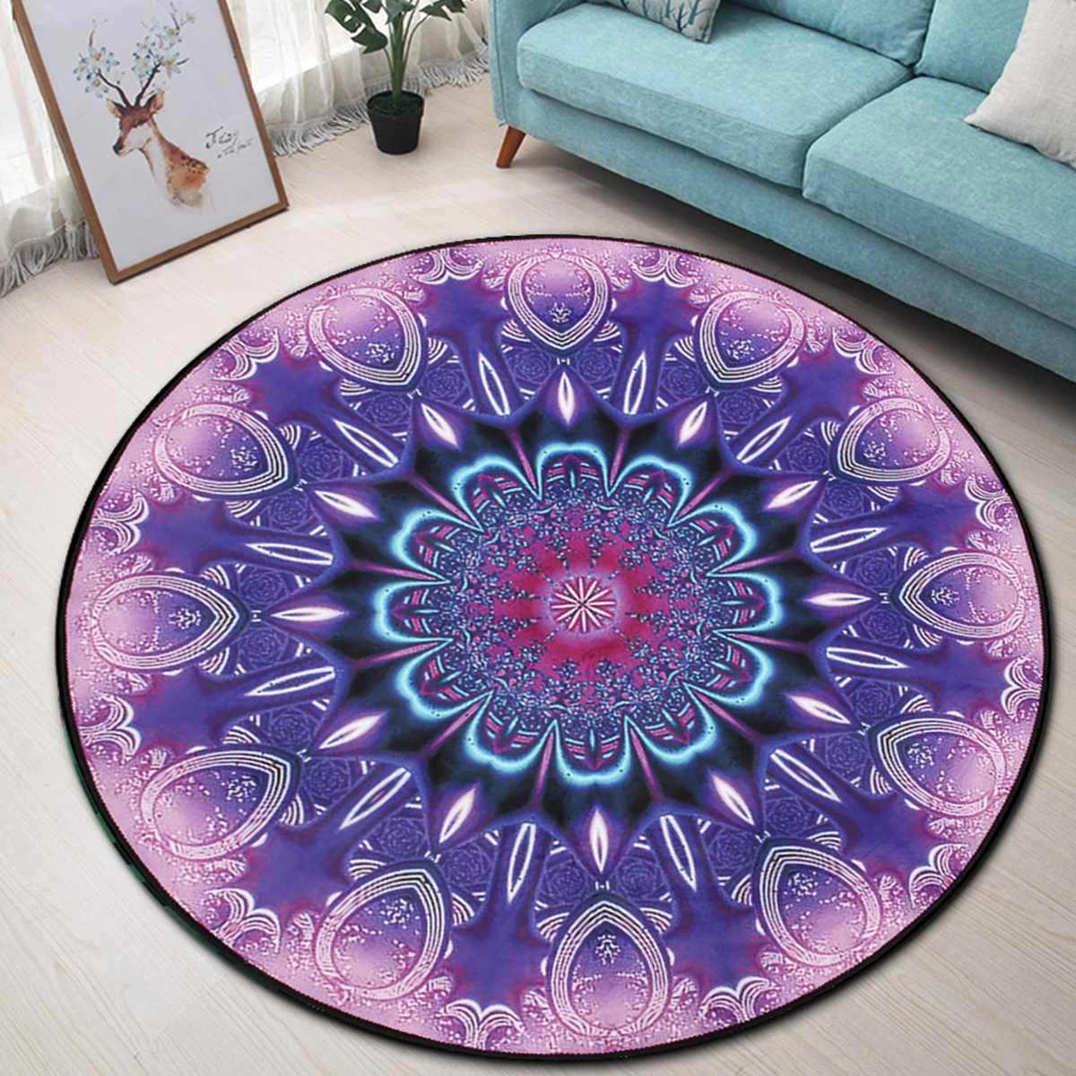 120/100/80/60cm Round Carpet rug Floor Yoga Mat Decoration Living Room Children Bedroom Chair Rugs Mandala Carpet Non slip
120/100/80/60cm Round Carpet rug Floor Yoga Mat Decoration Living Room Children Bedroom Chair Rugs Mandala Carpet Non slip
