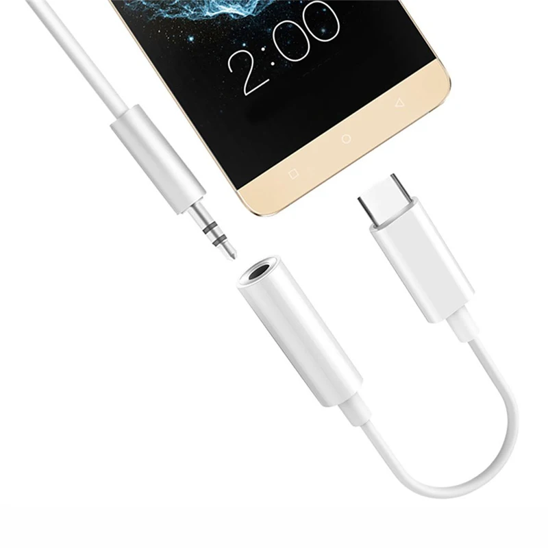 Cherie 3.5 Jack TypeC Earphone Cable USB C to 3.5mm AUX Headphones Adapter For Huawei Xiaomi Samsung S10 Audio Calling Connector
Cherie 3.5 Jack TypeC Earphone Cable USB C to 3.5mm AUX Headphones Adapter For Huawei Xiaomi Samsung S10 Audio Calling Connector