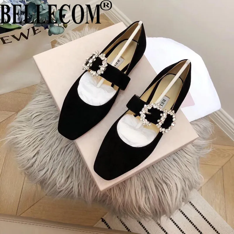 BELLECOM 2019 Early autumn 2019 new sheepskin rhinestone buckle flat Mary Jane pumps slo-toe ballet flats
BELLECOM 2019 Early autumn 2019 new sheepskin rhinestone buckle flat Mary Jane pumps slo-toe ballet flats