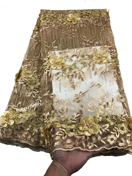 2019 Latest Gold Tulle Lace Fabric High Quality African Lace Fabric With Beads Lace Material For Bridal Lace CHY18132
2019 Latest Gold Tulle Lace Fabric High Quality African Lace Fabric With Beads Lace Material For Bridal Lace CHY18132