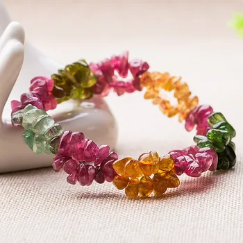 Natural Tourmaline Gravel Bracelet Crystal Uncertainty String Tourmaline DIY Braid Bracelet Hand Row
Natural Tourmaline Gravel Bracelet Crystal Uncertainty String Tourmaline DIY Braid Bracelet Hand Row