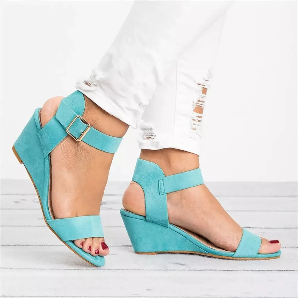 Women Sandals 2019 Wedges Summer Casual Shoes Buckle Strap Roman Gladiator Sandals Women Sandalias Mujer plus size 35-43
Women Sandals 2019 Wedges Summer Casual Shoes Buckle Strap Roman Gladiator Sandals Women Sandalias Mujer plus size 35-43