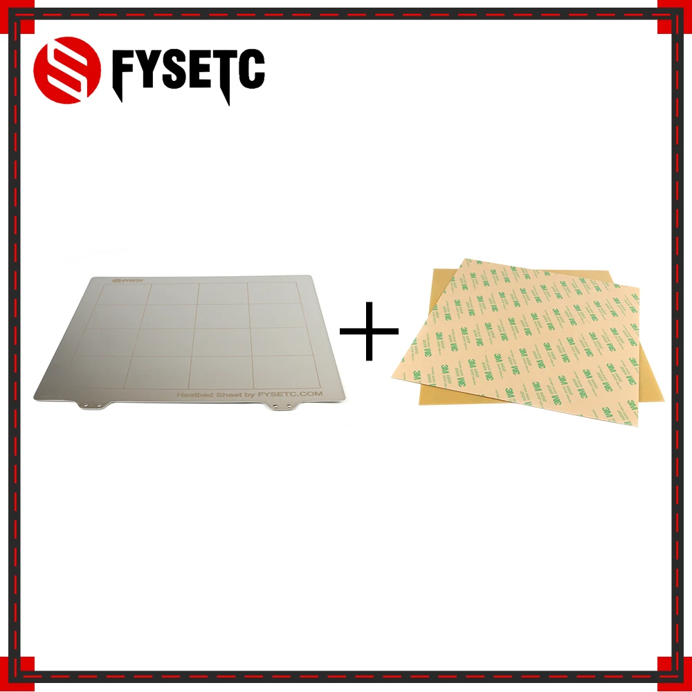 Spring Steel Sheet Heat Bed Platform 3D Printer Printing Buildplate + 2X PEI Sheet For Creality Ender-3 TEVO Tornado Lulzbot
Spring Steel Sheet Heat Bed Platform 3D Printer Printing Buildplate + 2X PEI Sheet For Creality Ender-3 TEVO Tornado Lulzbot