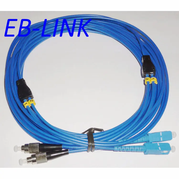 Indoor Armored 30Meters SC/PC-FC/PC,3.0mm,Singlemode 9/125,Duplex, Optical Fiber Patch Cord Cable,SC to FC
Indoor Armored 30Meters SC/PC-FC/PC,3.0mm,Singlemode 9/125,Duplex, Optical Fiber Patch Cord Cable,SC to FC
