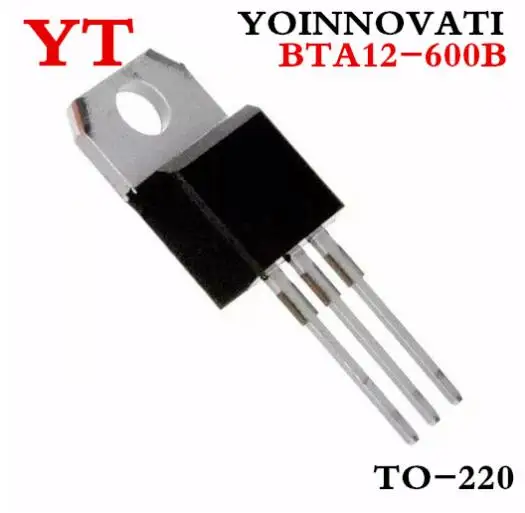 10 шт./лот BTA12-600 TRIAC ALTERNISTOR 600V TO220AB IC лучшего качества | Электронные компоненты и