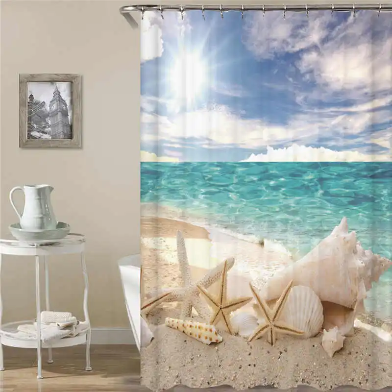 Waterproof Shower Curtain With Hooks Seaside Scene Bathroom Curtains High Quality Bath Curtain For Home Decorations Mondrian
Waterproof Shower Curtain With Hooks Seaside Scene Bathroom Curtains High Quality Bath Curtain For Home Decorations Mondrian