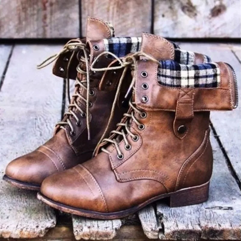 Shoes For Woman Knee High Autumn Leather Boots Lace-Up Flats Women Sexy Fashion Flannel Black Green Vintage Boot Plus Size 35-43
Shoes For Woman Knee High Autumn Leather Boots Lace-Up Flats Women Sexy Fashion Flannel Black Green Vintage Boot Plus Size 35-43