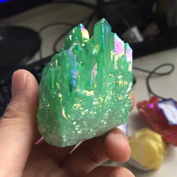 Room Decoration Accessories Healing Crystals 121g Electroplating Green Quartz Cluster Specimen for Christmas
Room Decoration Accessories Healing Crystals 121g Electroplating Green Quartz Cluster Specimen for Christmas